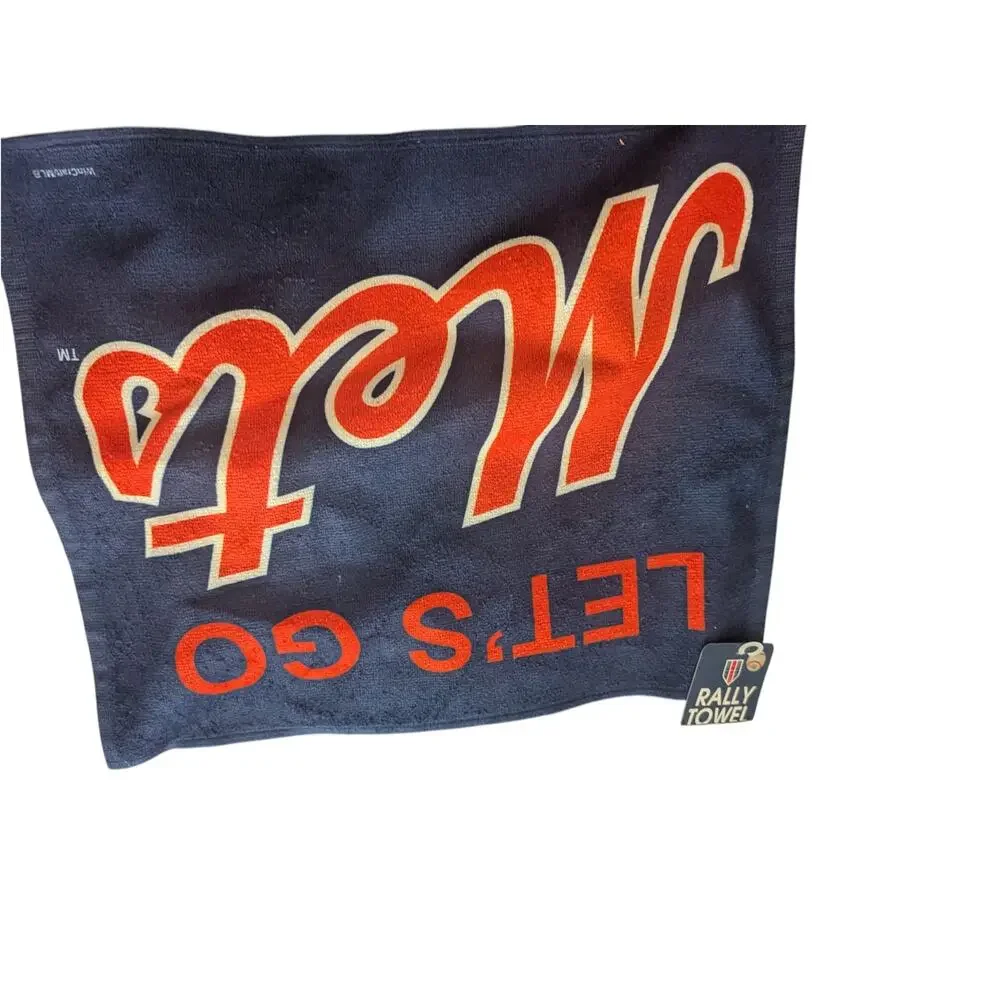 Brand New Wincraft Let's Go Mets New York Baseball Team MLB Blue Towel Rally